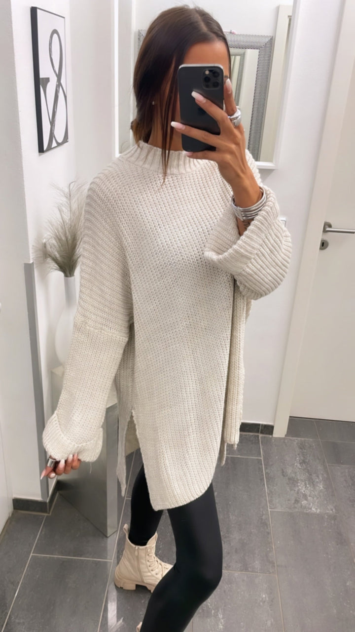 Alyssa™️ | Stand-Up Collar Oversize Sweater