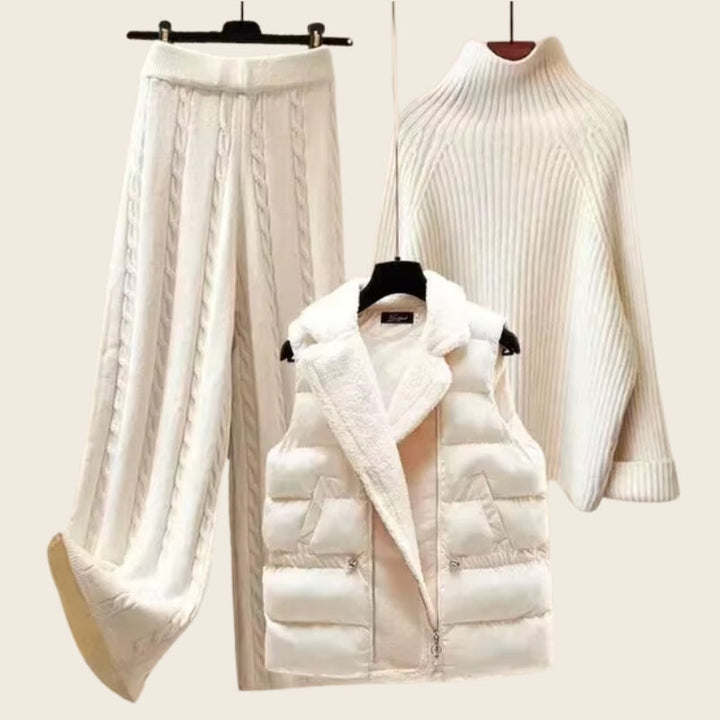 Brooke™ | Stretchy Knit Lounge Set with Chic Details