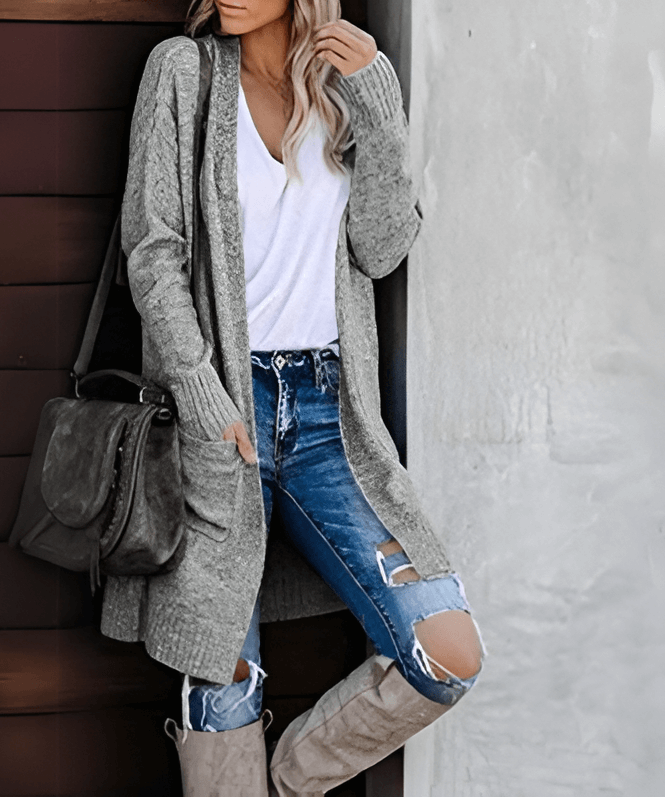 Kira™ | Cosy Long Knitted Cardigan