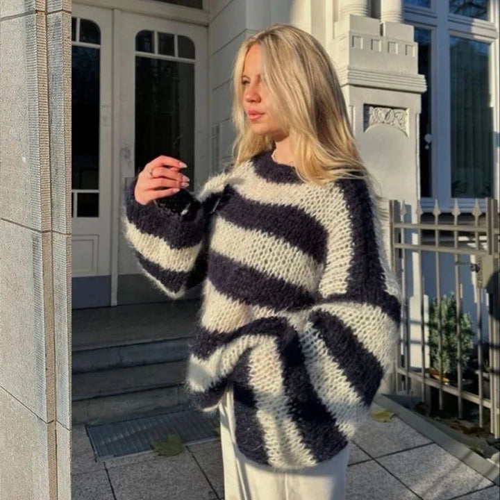 Reagan™ | Chunky Striped Sweater