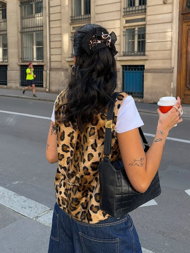 Josie™ | Casual Leopard Vest