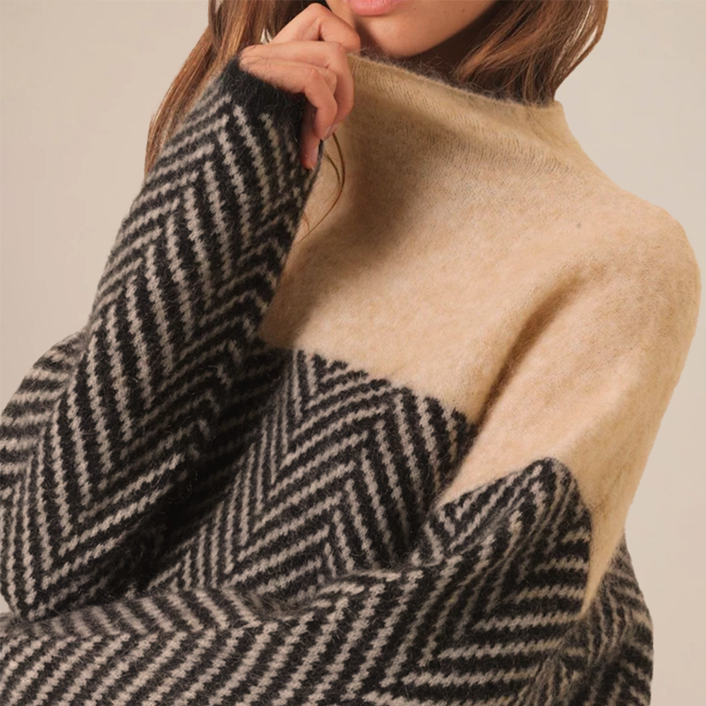 Elena™ | Soft Turtle Neck Knit Sweater