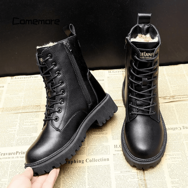 Hanna™ | Lined Leather Boots