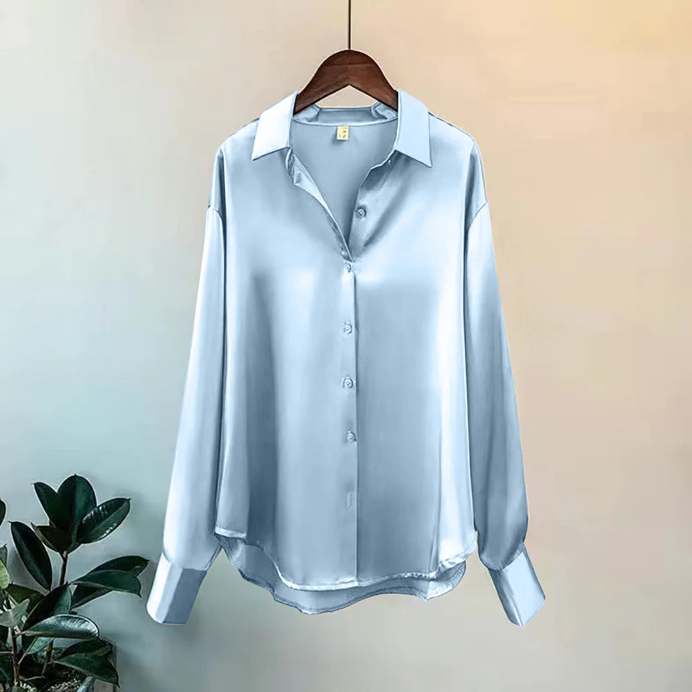 Ashley™ | Casual Satin Blouse