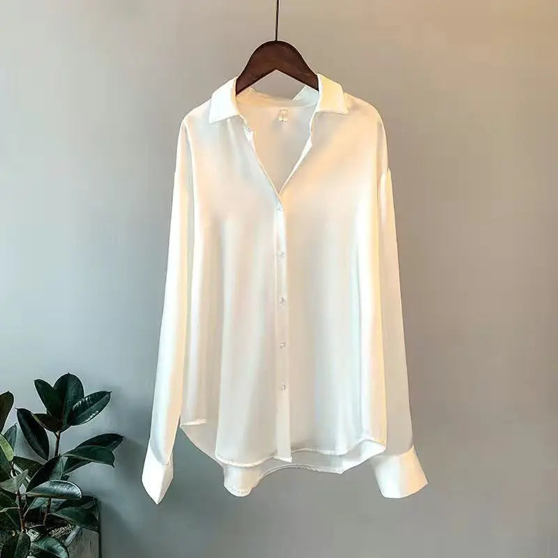 Ashley™ | Casual Satin Blouse